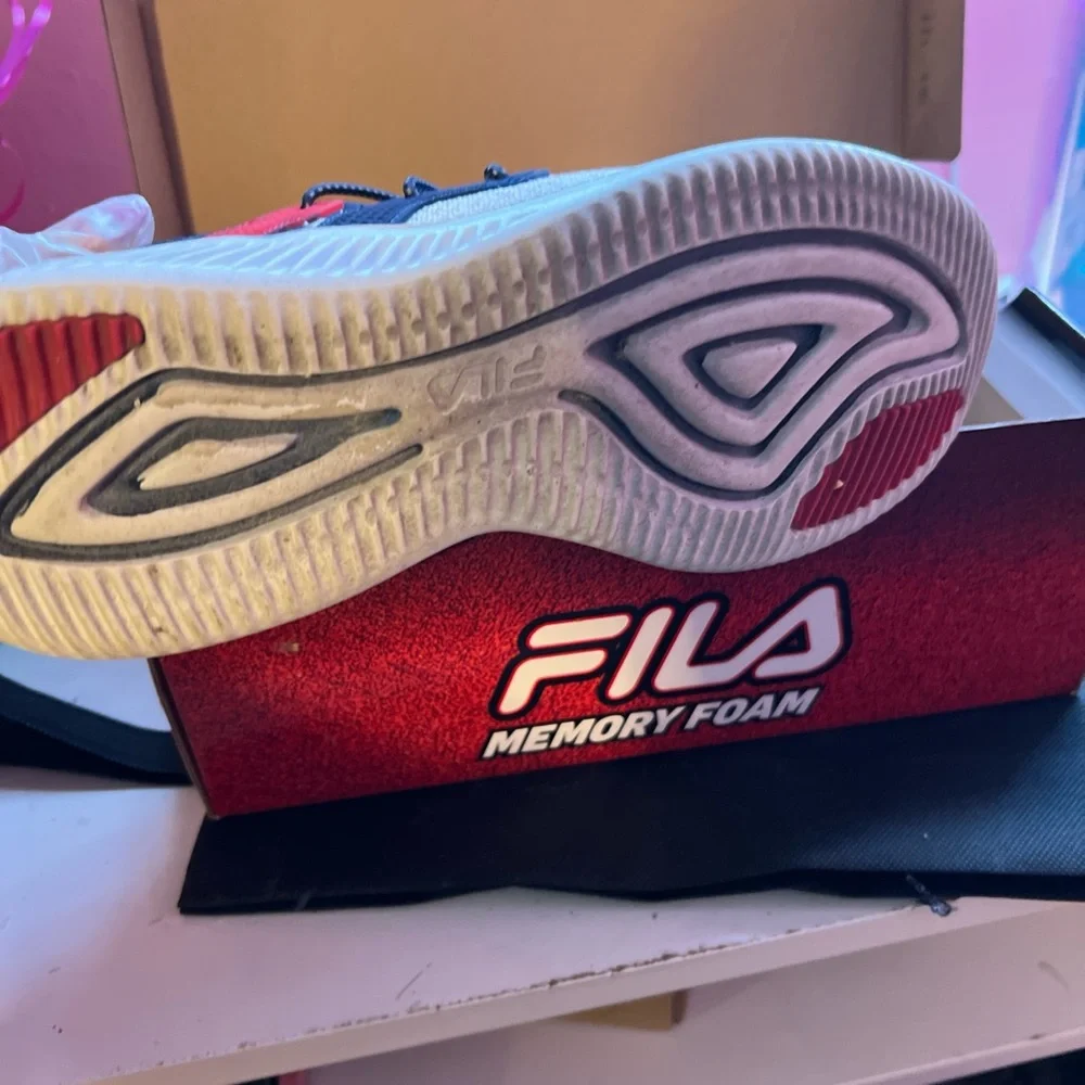 Fila Athletic Shoes - Navy and White - Picture 3 of 6